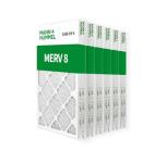Mann+Hummel 16x30x2 MERV 8 Pleated HVAC AC Furnace Air Filters. 6 Pack. (Exact Size: 15.5 x 29.5 x 1.75 Inches)