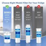 Refrigerator Water Filter Replacement for GE Smart Water M-W-F fmg-1, Gse25gshecss, 197D6321P006, Gsh25jsddss, GSHS6HGDBCSS, Gshs6lgbbhss, Gse25hmhbhes 3-Pack