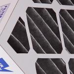 Nordic Pure 16x25x4 (15_1/2 x 24_1/2 x 3_5/8) Pleated Plus Carbon Air Filters MERV 8 2 Pack