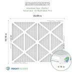 TRIGHTFILTERS 20x25x1 Air Filter 6 Pack, Durable MERV 8 Pleated Home HVAC AC Furnace Filters, Lightweight Compact Air Conditioner Filter Replacement