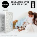 Komashr 20x25x1 Air Filter MERV 8 (4-Pack), HVAC/Furnace AC Filter Replacement, Dust Defense–Comparable with MPR 600 & FPR 5 (Actual 19.75x24.75x0.75)