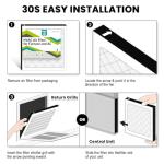 Komashr 20x25x1 Air Filter MERV 8 (4-Pack), HVAC/Furnace AC Filter Replacement, Dust Defense–Comparable with MPR 600 & FPR 5 (Actual 19.75x24.75x0.75)