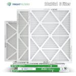 TRIGHTFILTERS 20x25x1 Air Filter 6 Pack, Durable MERV 8 Pleated Home HVAC AC Furnace Filters, Lightweight Compact Air Conditioner Filter Replacement