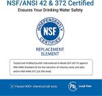 Filterlogic DA29-00003G Refrigerator Water Filter, Replacement for Samsung DA29-00003B, RSG257AARS, RFG237AARS, HAFCU1, RFG297AARS, RS22HDHPNSR, WSS-1, 2 Filters