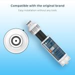 Crystala Filters Replacement for DA97-17376B Water Filter, NSF 42 Compatible with Samsung HAF-QIN, HAF-QIN/EXP, DA97-08006C, RF23M8070SG, RF23M8070SR, RF23M8090SG, RF23M8570SR (2 Pack)