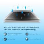 Crystala Filters Replacement for DA97-17376B Water Filter, NSF 42 Compatible with Samsung HAF-QIN, HAF-QIN/EXP, DA97-08006C, RF23M8070SG, RF23M8070SR, RF23M8090SG, RF23M8570SR (2 Pack)