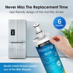 Waterdrop Replacement Filter for Whirlpool Refrigerators - 3 Pack