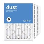 AIRx MERV 8 Pleated Air Filter 6-Pack