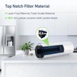 TEEHAY KAD2RXD1 Water Filter 2 Replacement, Compatible with KitchenAid KRFF577KPS, KRFF577KBS, KRMF536RPS, KRMF536RBS, KRQC736RPS, KRMF706ESS, KRMF706EBS, KRFF507HPS, 3 Pack