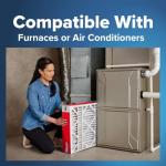 Filtrete 20x25x4 (SlimFit) AC Furnace Air Filter, MPR 1000, MERV 11, Allergen Defense, Electrostatic Air Cleaning Filter, 2-Pack (actual size 19.75 x 24.5 x 3.75 in)