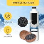 Water Filter Replacement Compatible with Bosch Ultra Clarity Pro BORPLFTR50, BORPLFTR55, 12033030, 12028325, 11025825, 11032531, B36CT80SNS, B36CL80ENS, WFC100MF, WFS200MF, RA450022 (3 Pack)