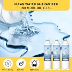 Water Filter Replacement Compatible with Bosch Ultra Clarity Pro BORPLFTR50, BORPLFTR55, 12033030, 12028325, 11025825, 11032531, B36CT80SNS, B36CL80ENS, WFC100MF, WFS200MF, RA450022 (3 Pack)