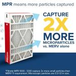 Filtrete 16x25x4 (SlimFit) AC Furnace Air Filter, MPR 1000, MERV 11, Allergen Defense, Electrostatic Air Cleaning Filter, 2-Pack (actual size 15.5 x 24.5 x 3.75 in)