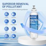 Refrigerator Water filter for LG LFXC24726S/D, LFXS29766S, LFX25991ST, LMXS27626S, LFX28978ST/W, LFXS30726S Replace (3pcs)