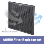 Popurure Air Scrubber Active Carbon Filters Compatible with BlueDri, VEVOR and Dri-Eaz Air Purifier, for Drieaz HEPA500 16'' x 16'' x 1'' inches（3 Pack）