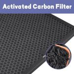 Popurure Air Scrubber Active Carbon Filters Compatible with BlueDri, VEVOR and Dri-Eaz Air Purifier, for Drieaz HEPA500 16'' x 16'' x 1'' inches（3 Pack）