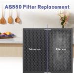 Popurure Air Scrubber Active Carbon Filters Compatible with BlueDri, VEVOR and Dri-Eaz Air Purifier, for Drieaz HEPA500 16'' x 16'' x 1'' inches（3 Pack）