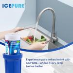 ICEPURE 5 Micron 10”*4.5'' Whole House Sediment String Wound Water Filter Replacement filter for 84637, WPX5BB97P, PC10, 355214-45, 355215-45, WP10BB97P, WP5BB97P, 2PACK