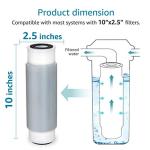 AQUA CREST AP117 Whole House Water Filter, 10" x 2.5" Replacement for 3M® Aqua-Pure AP117, Whirlpool® WHKF-GAC, Pack of 2