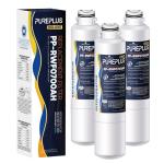 PUREPLUS DA29-00020B NSF/ANSI 401, 53& NSF P473 Certified Replacement for Samsung RF28HMEDBSR, RF263BEAESR, HDX FMS-2, HAF-CIN/EXP, RF4287HARS, RF28HFEDBSR, Refrigerator Water Filter, 3Pack