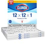 Clorox MERV 11 Pleated Air Filter Pack of 4