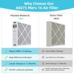 X6675 Air Filter 2-Pack for Lennox HVAC Systems