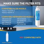 PUREPLUS Water Filter for Hisense Refrigerator Models