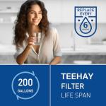 TEEHAY EDR2RXD1 Water Filter Replacement 2-Pack