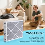 2 Pack Y6604 Furnace Replacement Filters for Lennox