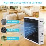 2 Pack Y6604 Furnace Replacement Filters for Lennox