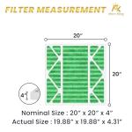 MervKing 20x20x4 MERV 13 Air Filter 1-Pack