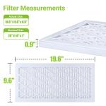 Housmile 10x20x1 MERV 11 Air Filter Pack