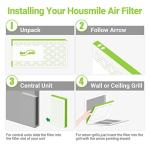 Housmile 10x20x1 MERV 11 Air Filter Pack