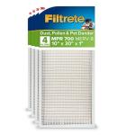 Filtrete 10x30x1 Pleated AC Air Filter 4-Pack