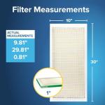 Filtrete 10x30x1 Pleated AC Air Filter 4-Pack