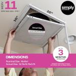 16x16x1 Merv 11 Air Filter 12 Pack