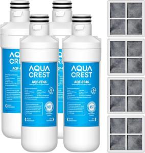 Aqua Crest LT1000PC Refrigerator and Air Filter Combo