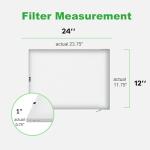 REair 12x24x1 Washable Air Filter Pro Kit