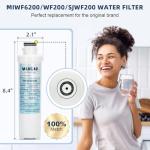 MIWF6200 Water Filter Cartridge Replacement - 2 Pack