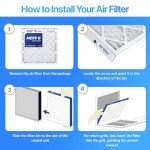Filter King 24x24x2 MERV 8 Air Filter 6-Pack