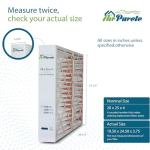 20X25X4 AirPurete MERV 8 Furnace Filters - 4 Pack