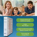 20X25X4 AirPurete MERV 8 Furnace Filters - 4 Pack