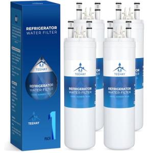 TEEHAY WF3CB Water Filter Replacement - 4 Pack