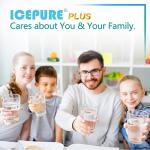 ICEPURE PLUS NSF53 Refrigerator Water Filter 3-Pack