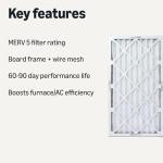 Amazon Basics Merv 5 Air Filter Pack of 6