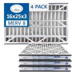 TRION Air Bear Cub 16x25x3 Pleated Filter (4-Pack)