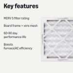Amazon Basics Merv 5 AC Air Filter 12x12