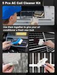 5-Piece AC Coil Cleaner Set and Tools