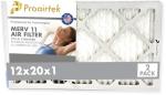 Proairtek 12x20x1 MERV 11 Air Filter Pack of 2