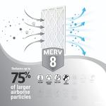 Enviroflow 21x23x1 Pleated AC Air Filters, MERV 8